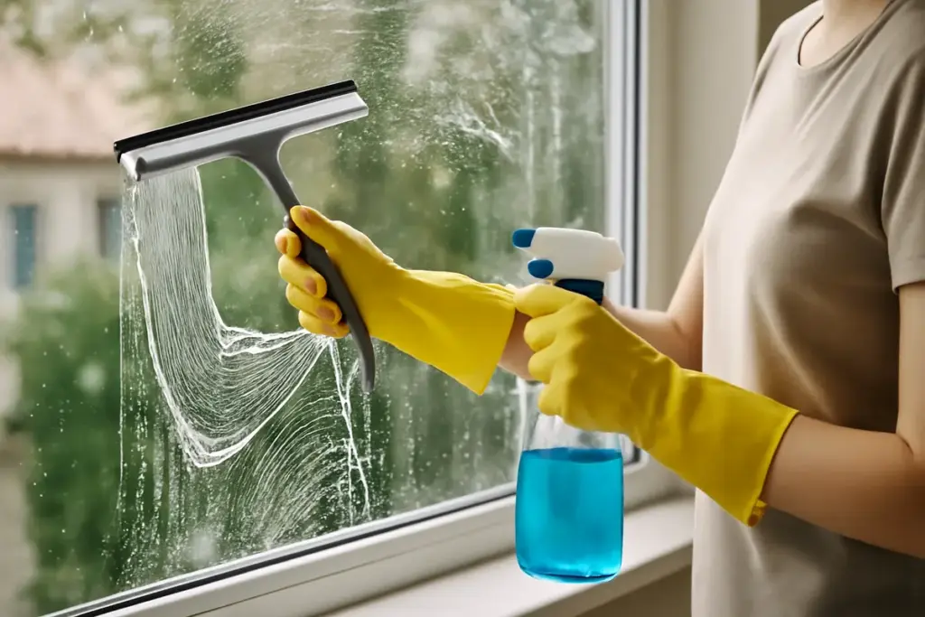 Pulire le finestre in modo efficace: quali soluzioni usare per evitare residui e polvere
