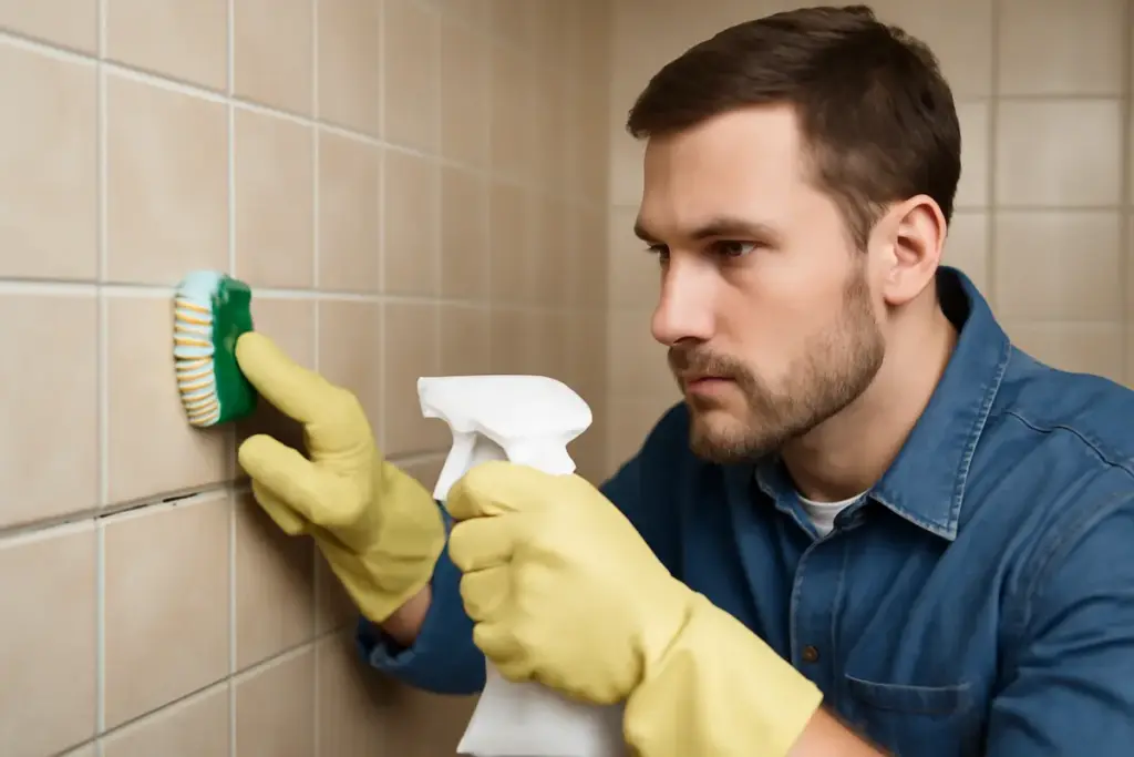 Pulisci le fughe delle piastrelle senza sostanze nocive: il trucco dei professionisti