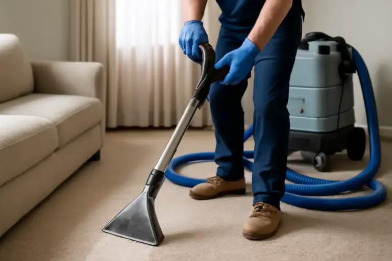 Pulizia professionale di moquette e tappeti: la tecnica invisibile che elimina acari e residui