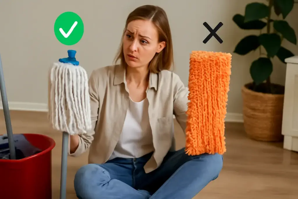 Come scegliere il mocio giusto per il pavimento? I materiali che assicurano igiene profonda