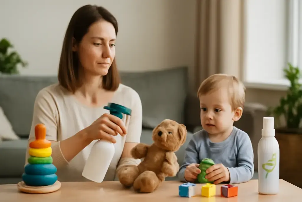 Come sanificare i giochi dei bambini senza rischi? La scelta naturale per tutta la famiglia