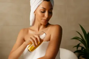 Olio corpo dopo la doccia: l’abitudine naturale che rafforza la barriera cutanea