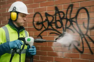 Rimozione graffiti da superfici urbane: il metodo ecologico che tutela i materiali