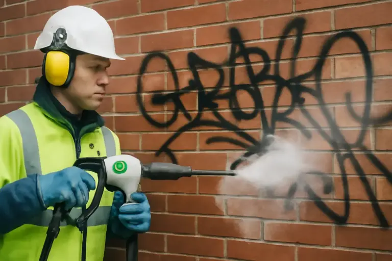 Rimozione graffiti da superfici urbane: il metodo ecologico che tutela i materiali