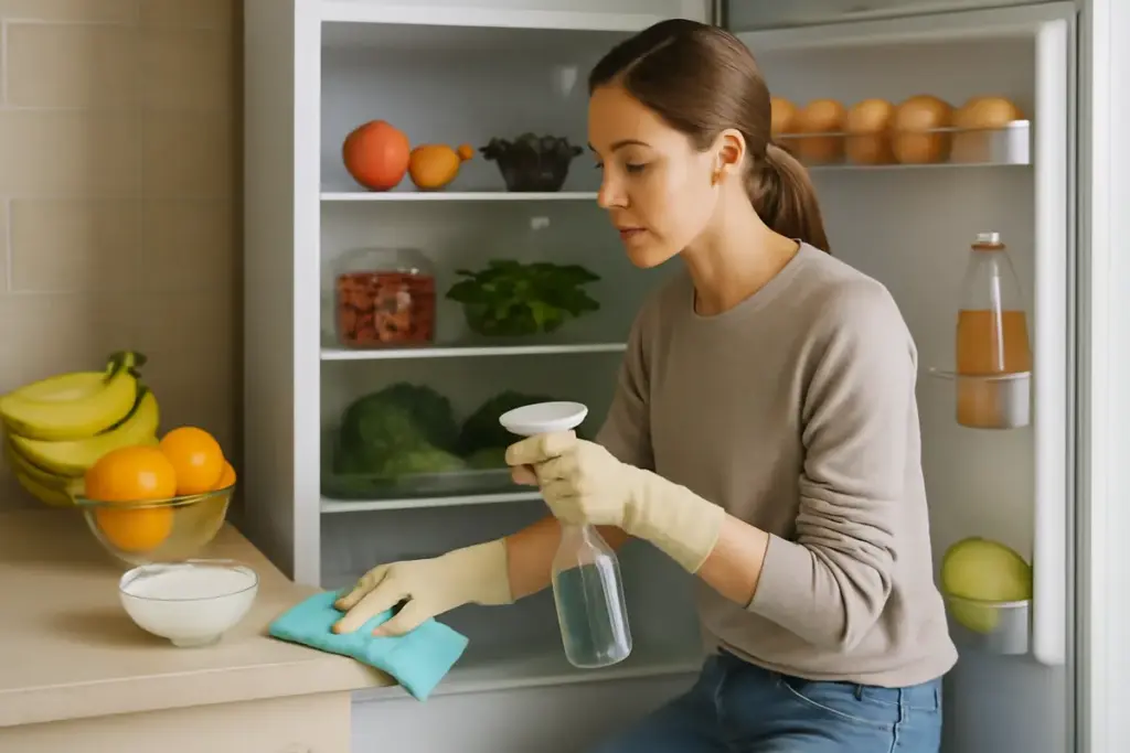 Scopri come igienizzare il frigorifero senza prodotti aggressivi: sicurezza per il cibo e riduzione degli sprechi