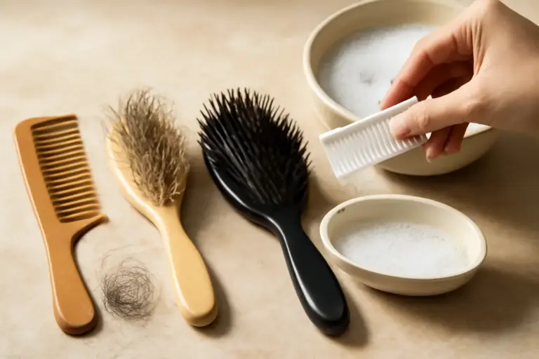 Pettini e spazzole, come pulirli a fondo: riduci la caduta dei capelli senza prodotti aggressivi