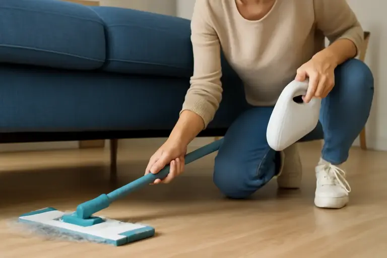 Come eliminare la polvere sotto i mobili? Il trucco che semplifica le pulizie difficili